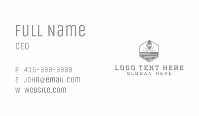 CNC Laser Machinery Business Card Image Preview