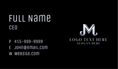 Metallic Luxury Hotel Business Card Image Preview
