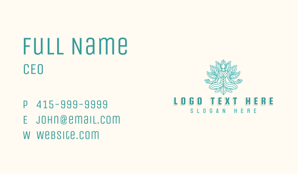 Zen Meditation Yoga Business Card Design Image Preview