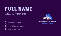 Auto Wash Cleaning Business Card Image Preview