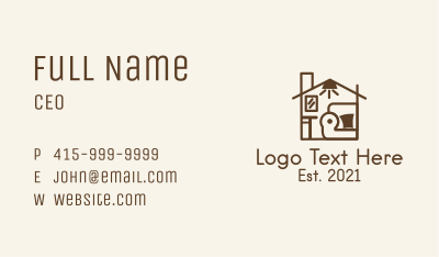 Home Furniture Store Business Card Image Preview