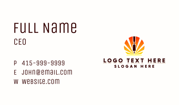 Industrial Laser Cutting Machine  Business Card Design Image Preview