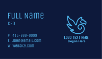 Blue Pegasus Horse Business Card Image Preview