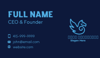 Blue Pegasus Horse Business Card Image Preview