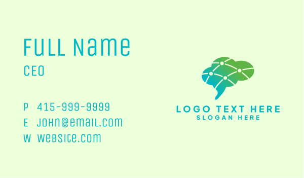 Brain Psychology Research Business Card Design Image Preview