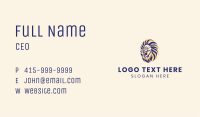 Wild Lion Roar Business Card Image Preview