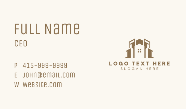 Property Real Estate Building Business Card Design Image Preview