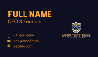 Owl Bird Shield Gaming Business Card Image Preview