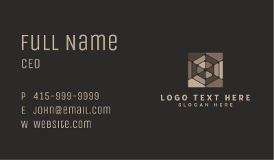 Stone Masonry Tile Business Card Image Preview