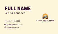 Agriculture Farm Tractor Business Card Design