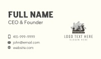 Rustic Planer Carpenter Business Card Image Preview