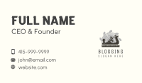 Rustic Planer Carpenter Business Card Image Preview