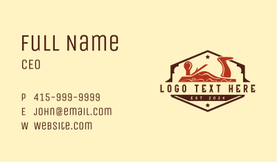 Woodworking Craft Carpentry Business Card Image Preview