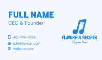 Blue Musical Song Bird Business Card Image Preview