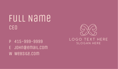 Ornamental Florist Spa Business Card Image Preview