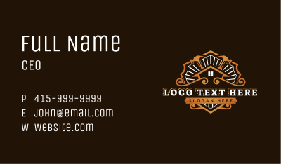 Hammer Builder Tradesman Business Card Image Preview