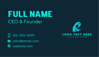 Water Wave Ocean Business Card Image Preview