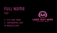 Neon Skull Music Business Card Image Preview