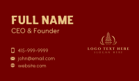 Pagoda Temple Architecture Business Card Image Preview