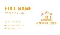 Simple Home Construction  Business Card Image Preview