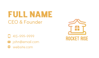 Simple Home Construction  Business Card Design