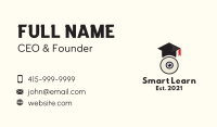Webcam Graduation Cap Business Card Image Preview