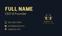 Luxury Pegasus Crest Business Card Image Preview