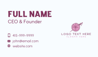 Sewing Needle Button Business Card Image Preview