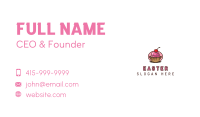 Cherry Cupcake Sweets Business Card Image Preview