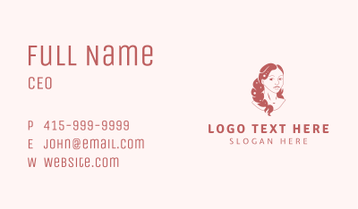 Hair Braids Fashion Business Card Image Preview