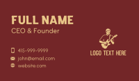 Guitarist Music Performer Business Card Preview