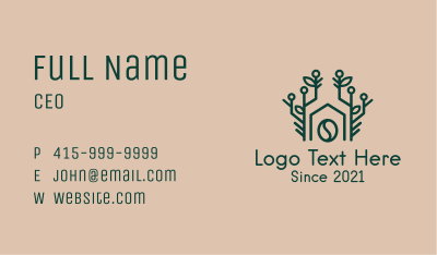Coffee Farm House  Business Card Image Preview