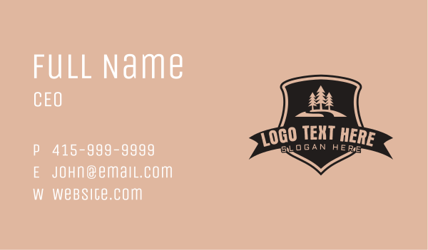 Tree Hill Crest Business Card Design Image Preview