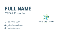 Community Support Star Business Card Design