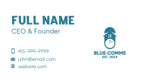 Blue Bowling House Business Card Image Preview