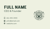 Hemp Leaf Hookah Business Card Preview