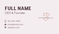 Feminine Brand Letter  Business Card Image Preview