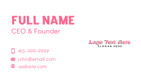 Cute Generic Business Business Card Preview