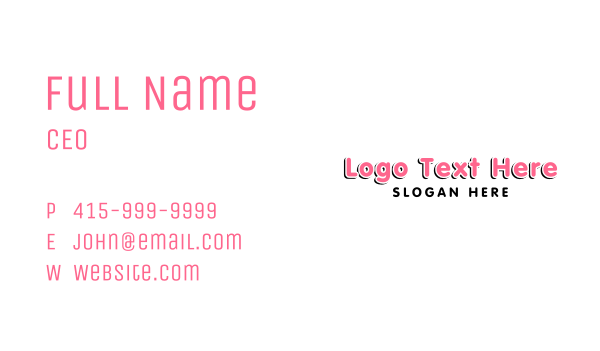 Cute Generic Business Business Card Design Image Preview
