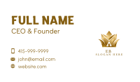 Classy Golden House Business Card Image Preview