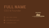 Vintage Apparel Brand Wordmark Business Card Image Preview