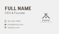 Wrench House Roof Repair Business Card Image Preview