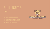 Wild Cougar Character Business Card Image Preview