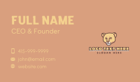 Wild Cougar Character Business Card Design