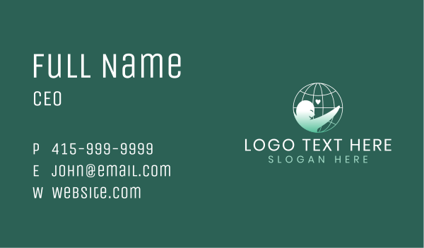 Global Care Support Business Card Design Image Preview