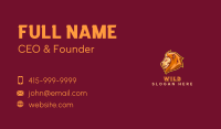 Lion Wild Animal Business Card Image Preview