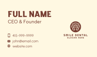 Realty House Coffee Bean Business Card Design