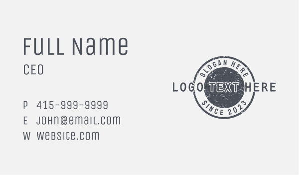 Vintage Brand Firm  Business Card Design Image Preview