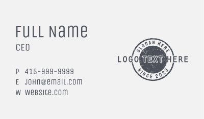 Vintage Brand Firm  Business Card Image Preview
