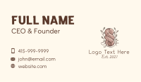 Leaf Thread Knot Business Card Image Preview